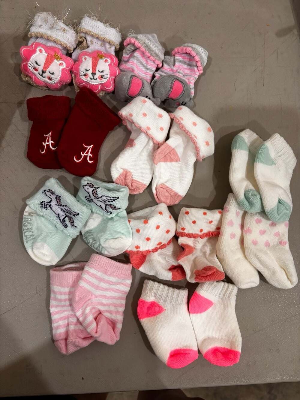 Assorted Baby Girl Infant Socks Bundle (Includes 10 Pairs)